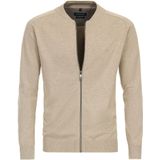 CASA MODA - Comfort Fit - Vest - Beige - Zacht en Soepel Breisel