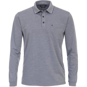 CASA MODA comfort fit polo lange mouw, blauw