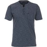 CASA MODA comfort fit heren T-shirt - blauw dessin
