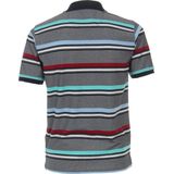 CASA MODA - Comfort Fit - Poloshirt - Blauw - Korte Mouwen, Piqué Breimethode