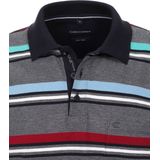 CASA MODA - Comfort Fit - Poloshirt - Blauw - Korte Mouwen, Piqué Breimethode