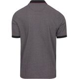 Casa Moda Polo Print - Grijs - Katoen/Polyester - Regular-Fit