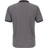 Casa Moda Polo Print - Grijs - Katoen/Polyester - Regular-Fit