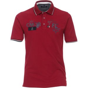 CASA MODA - Polo - Paars - 100% Katoen - Korte Mouwen