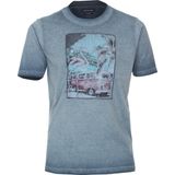 CASA MODA - Comfort Fit - Heren T-shirt - Blauw