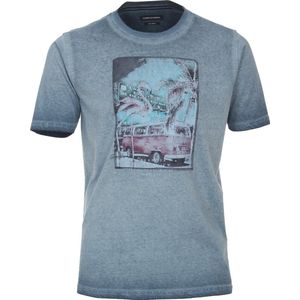 CASA MODA - Comfort Fit - Heren T-shirt - Blauw