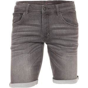 Casa Moda 534011500 Herenshorts in blauw en antraciet, middelgrijs, 38