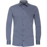 CASA MODA - Modern Fit - Overhemd - Blauw - Twill, Strijkvrij