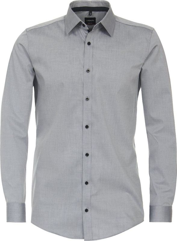 Venti Overhemd zilver, Faux-uni