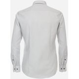 VENTI modern fit overhemd, structuur, grijs