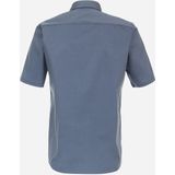 CASA MODA - Modern Fit - Overhemd - Blauw - Korte Mouw - Strijkvriendelijk