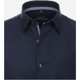 CASA MODA - Comfort Fit Overhemd - Blauw - Strijkvriendelijk