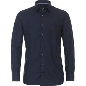 CASA MODA - Comfort Fit Overhemd - Blauw - Strijkvriendelijk