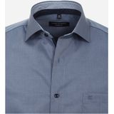 CASA MODA - Overhemd - Blauw - 100% Katoen - Kent Kraag - Lange Mouwen
