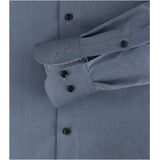 CASA MODA - Overhemd - Blauw - 100% Katoen - Kent Kraag - Lange Mouwen