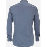 CASA MODA - Overhemd - Blauw - 100% Katoen - Kent Kraag - Lange Mouwen