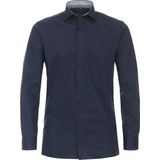 CASA MODA - Modern Fit - Overhemd - Blauw - Strijkvriendelijk