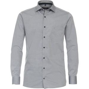 CASA MODA - Modern Fit - Overhemd - Grijs - Strijkvriendelijk