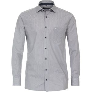 CASA MODA - Modern Fit - Overhemd - Bruin Dessin - Strijkvriendelijk