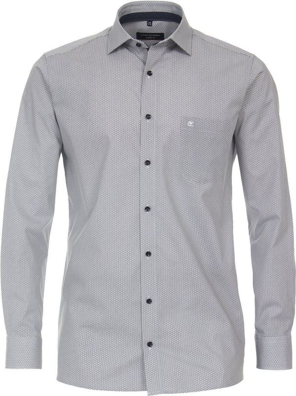 CASA MODA - Modern Fit - Overhemd - Bruin Dessin - Strijkvriendelijk