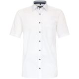 CASA MODA - Comfort Fit - Overhemd - Wit - Korte Mouw - Strijkvrij
