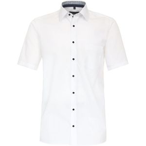 CASA MODA - Comfort Fit - Overhemd - Wit - Korte Mouw - Strijkvrij