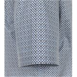 CASA MODA - Comfort Fit - Overhemd - Blauw Dessin - Korte Mouw - Strijkvriendelijk