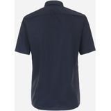 CASA MODA - Modern Fit - Overhemd - Blauw - Korte Mouw - Strijkvrij