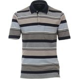 CASA MODA - Comfort Fit - Poloshirt - Beige - Korte Mouwen