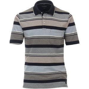 CASA MODA - Comfort Fit - Poloshirt - Beige - Korte Mouwen