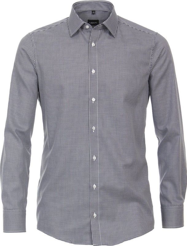 Venti Overhemd blauw, Ruit