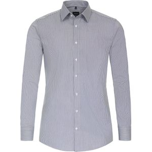 Venti Overhemd blauw, Gestreept