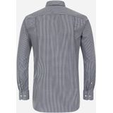 CASA MODA - Comfort Fit - Overhemd - Blauw met Wit Geruit - Strijkvriendelijk - Boordmaat: 49