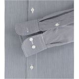 CASA MODA - Comfort Fit - Overhemd - Blauw Gestreept - Strijkvriendelijk