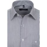 CASA MODA - Comfort Fit - Overhemd - Blauw Gestreept - Strijkvriendelijk