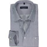 CASA MODA - Comfort Fit - Overhemd - Blauw Gestreept - Strijkvriendelijk