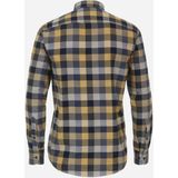 Casa Moda Casual Overhemd geel, Ruit