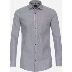 Venti Overhemd blauw, Gestreept