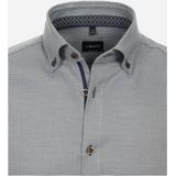 VENTI - Dobby - Overhemd - Groen - Modern Fit