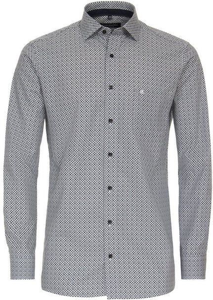 CASA MODA - Multicolor Fantasie - Overhemd - 100% Katoen - Kent Kraag