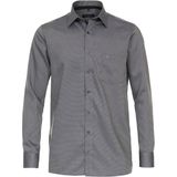 CASA MODA - Comfort Fit Overhemd - Groen - Dobby - Strijkvrij