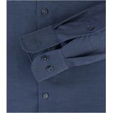 CASA MODA Overhemd - Blauw - 97% Katoen, 3% Elastaan - Kent Kraag, Lange Mouwen