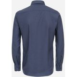 CASA MODA Overhemd - Blauw - 97% Katoen, 3% Elastaan - Kent Kraag, Lange Mouwen