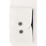 Overhemd - Wit - 100% Katoen - Button Down Kraag - Lange Mouwen