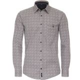 CASA MODA - Multicolor Fantasie - Overhemd - 100% Katoen - Kent Kraag