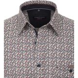 CASA MODA - Multicolor Fantasie - Overhemd - 100% Katoen - Kent Kraag
