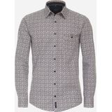 CASA MODA - Multicolor Fantasie - Overhemd - 100% Katoen - Kent Kraag