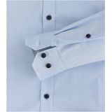 VENTI - Body Fit Overhemd - Blauw - Strijkvriendelijk - Mouwlengte 72 cm - Kraagmaat 38