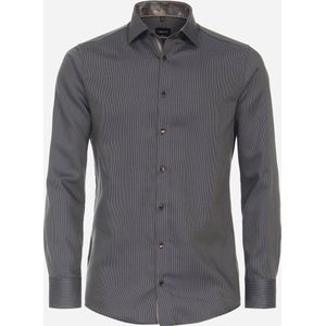 Venti Overhemd bruin, Faux-uni