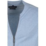 Casa Moda Vest Zip - Navy - Heren - 100% Pima Katoen